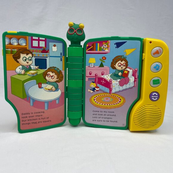Fisher-Price Little People Shapes in Our House Electronic Learning Book Kids Toy - Picture 4 of 9